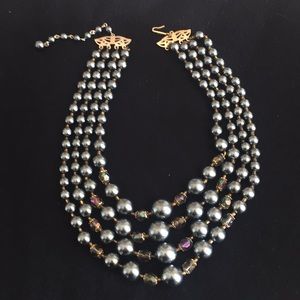 Silver Blue Necklace